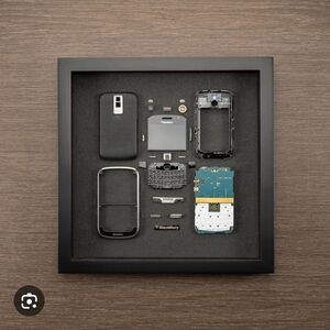 GRID BlackBerry Phone Teardown Art